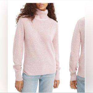 🆕 Scotch & Soda | Ribbed Turtleneck Sweater Pink XS